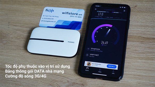 Bộ phát WiFi lắp sim 4G Huawei E5576 tốc độ 150Mbps