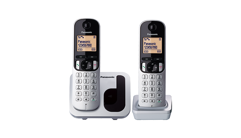 Điện thoại Analog Panasonic KX-TGC212CX hiện số, kéo dài 2 tay