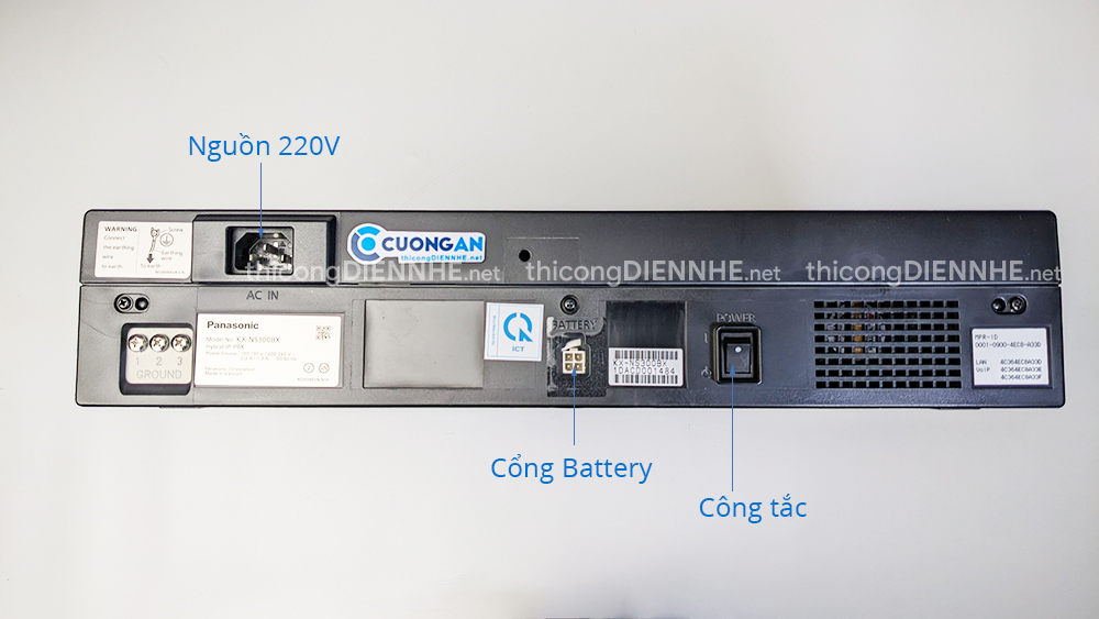 Tổng đài Panasonic KX-NS300BX – Cấu hình 6 trung kế & 16 máy nhánh
